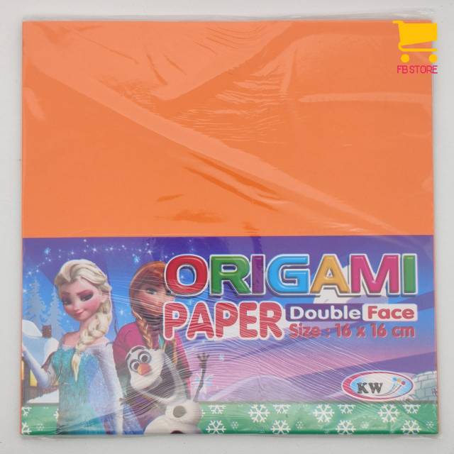 

Kertas lipat / origami merk KW / sidu uk. 16x16cm
