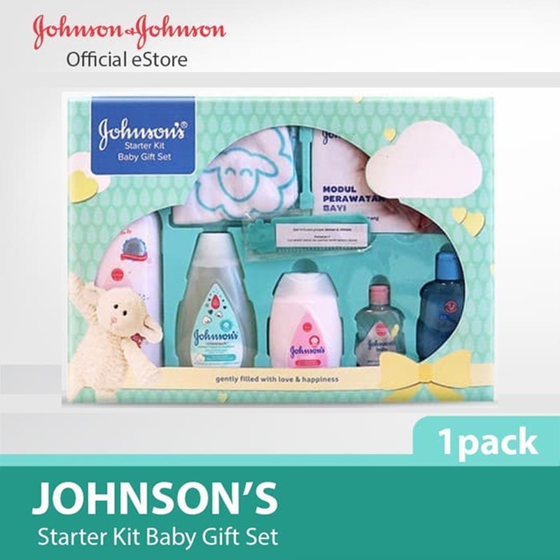 Johnsons Starter Kit Baby Gift Set Paket Kado Perawatan Bayi