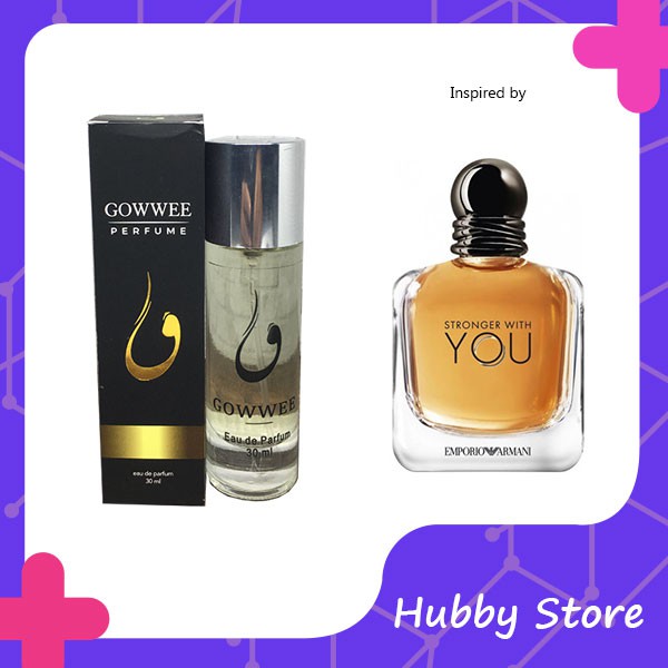 Gowwee Parfum ARMANI STRONGER WITH YOU - Inspired - Parfum Pria dalam Kemasan Botol Spray