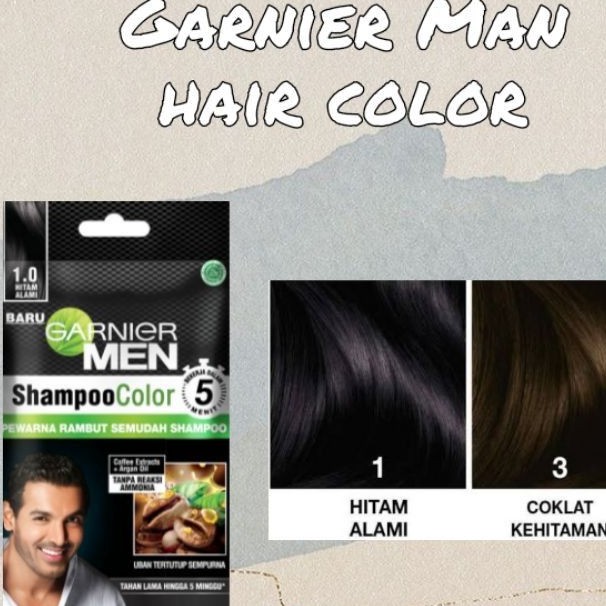 Garnier Men Shampoo Color (Hair Color) Sachet