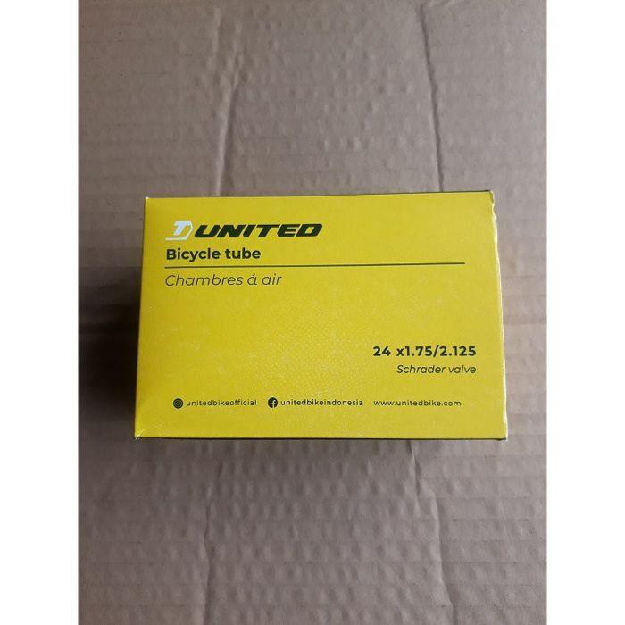 BAN DALAM SEPEDA 24 X 1.75  2.125 UNITED