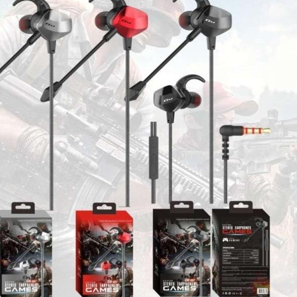 Headset - Handsfree Gaming GM-007 GM-008 Edifier Stereo Earphones Games Plus Mic Universal Jack Audi