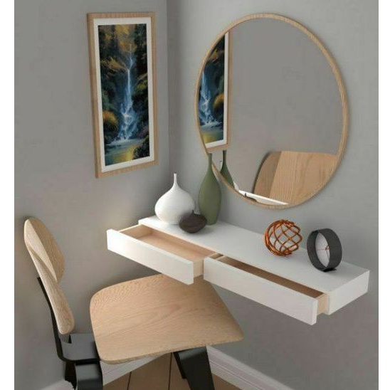 Rak MEJA MINIMALIS MURAH MODERN Rak TV Dinding Tempel Nakas Kayu  Hiasan Dinding Dekorasi Dinding Mo