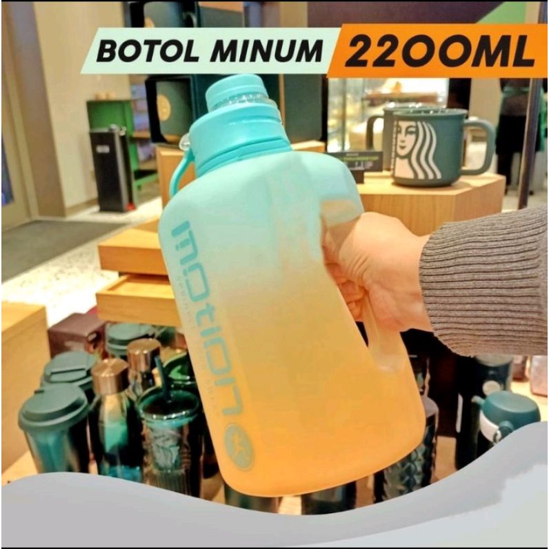 Botol Minum Motivasi Original Botol Olahraga⭐ IndoStar ⭐