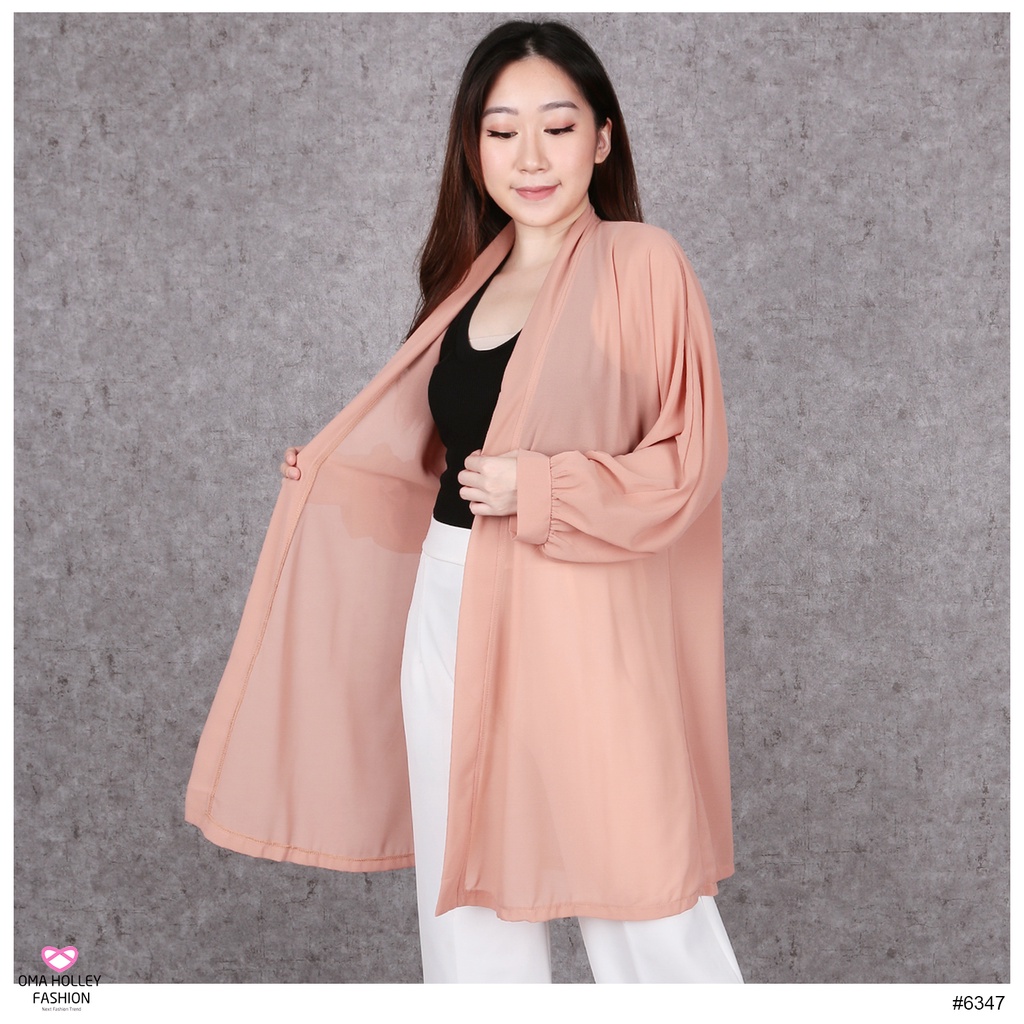 (COD) OH Fashion Hanna Basic Long Cardi #6347