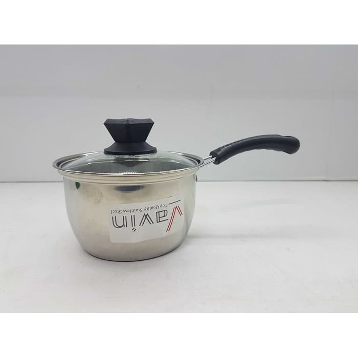 Panci Sauce pan stainless - Panci Susu Vavin 18 cm