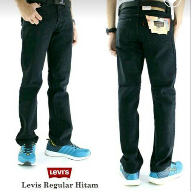 CELANA JEANS HITAM PEKAT CELANA LEVIS