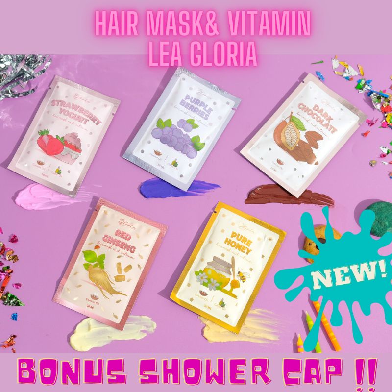 Hair Mask & Vitamin by Lea Gloria Masker rambut dan vitamin