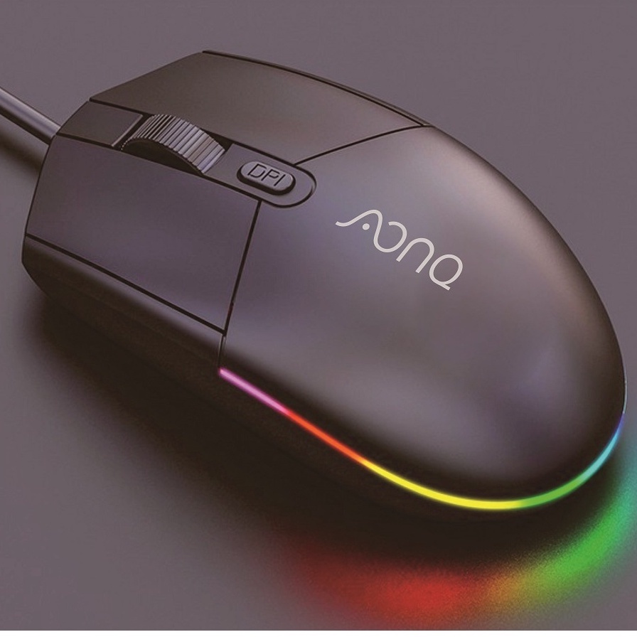 SKU-1286 MOUSE GAMING 4 TOMBOL RGB LED LG100 BACKLIGHT DPI LG-100