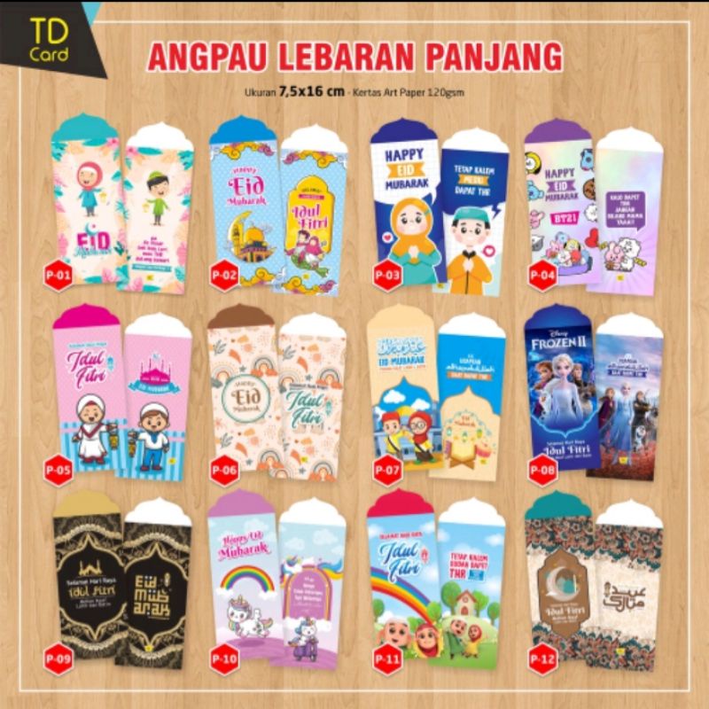 

[ Amplop LEBARAN 10 Pcs MURAH ] Amplop ANGPAO Lebaran Uk. 7.5X16 CM | Uang Tanpa Dilipat, Murah, LUCU