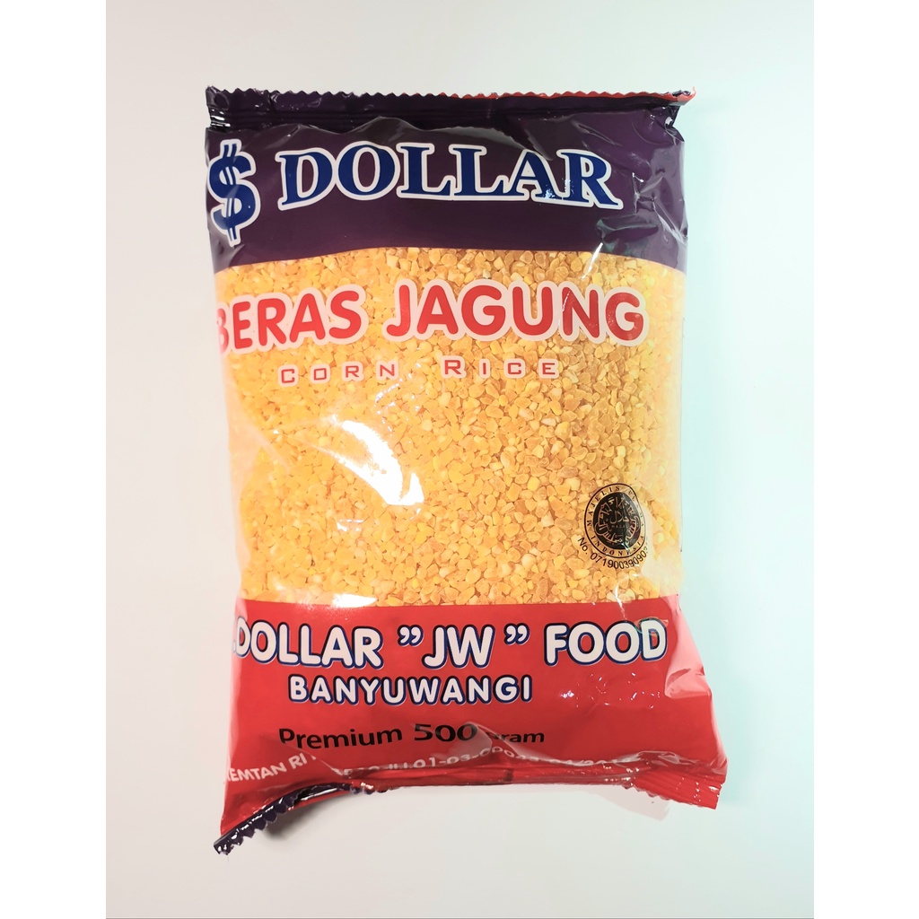 

BERAS JAGUNG PREMIUM DOLLAR 500 GR Beras Sehat