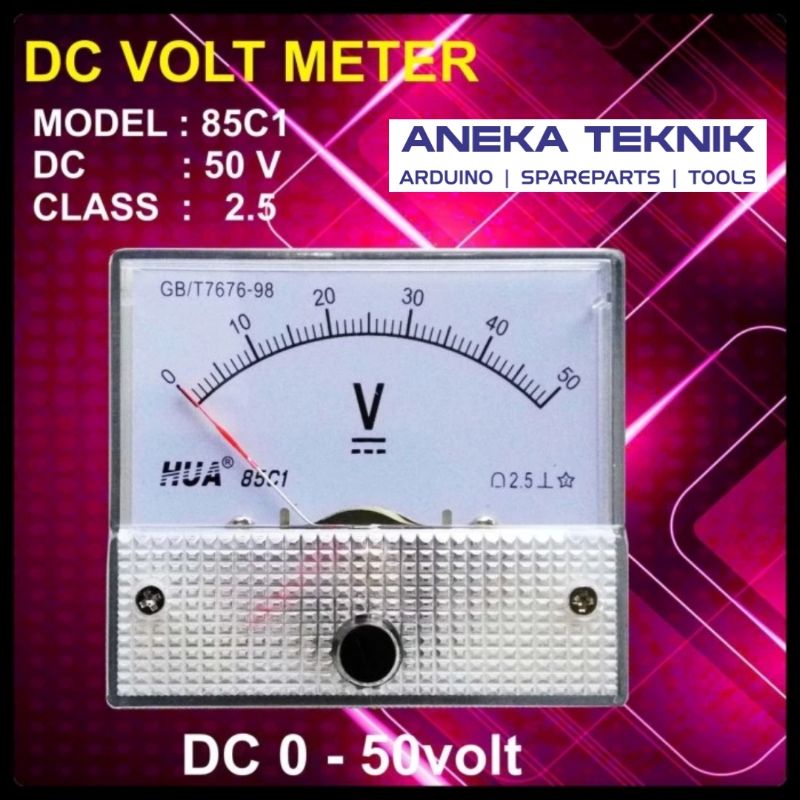 Voltmeter ANALOG DC 50V