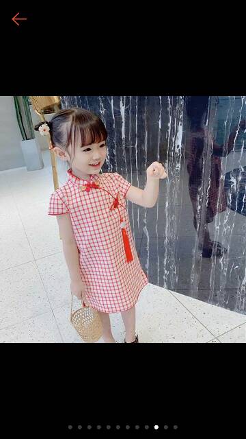 Dress cheongsam imlek cewek