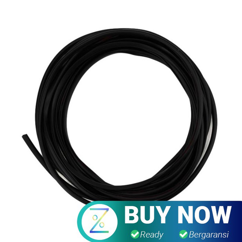 Rubber Strip Dekorasi Pintu Mobil Anti Collision 5M - QW556 - Black