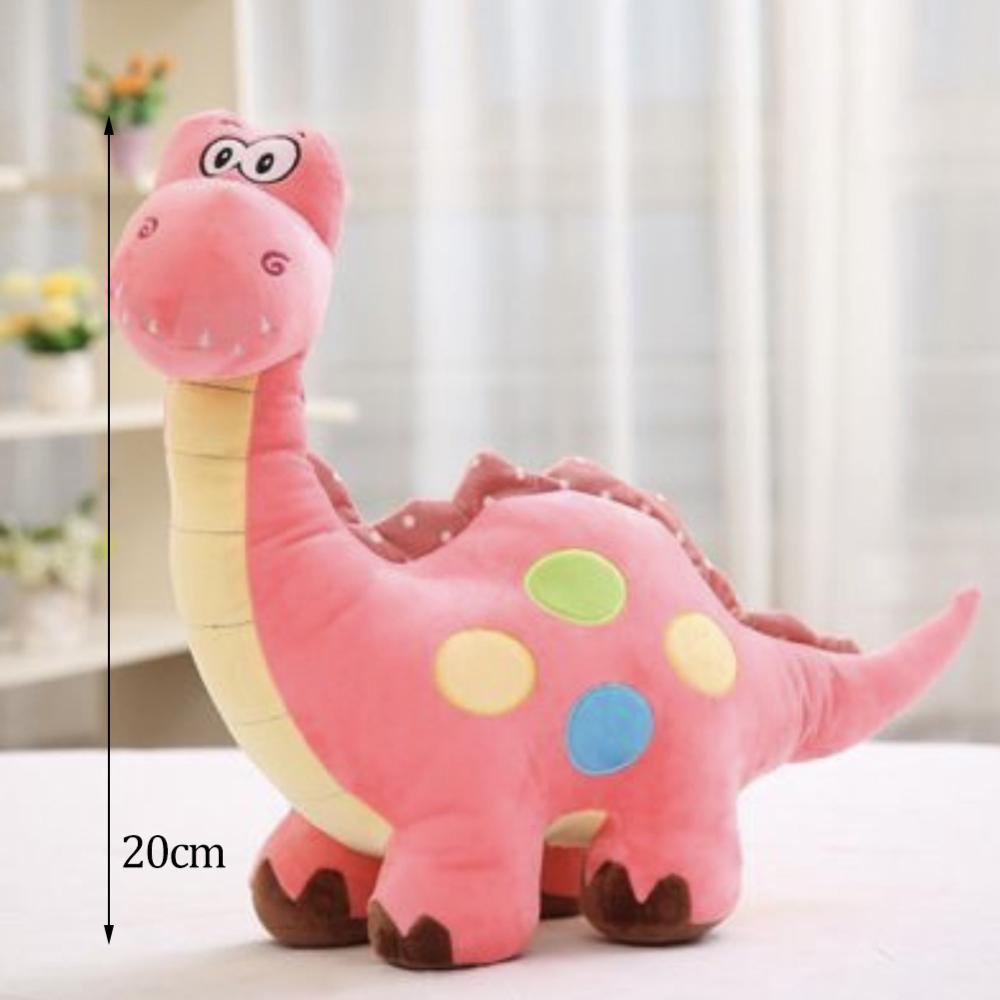 Timekey Mainan Boneka Stuffed Plush Kartun Dinosaurus 20cm Untuk Dekorasi Kamar Anak G4R8