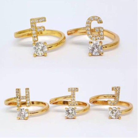 Cincin xuping / Cincin huruf Xuping A-Z [READY]