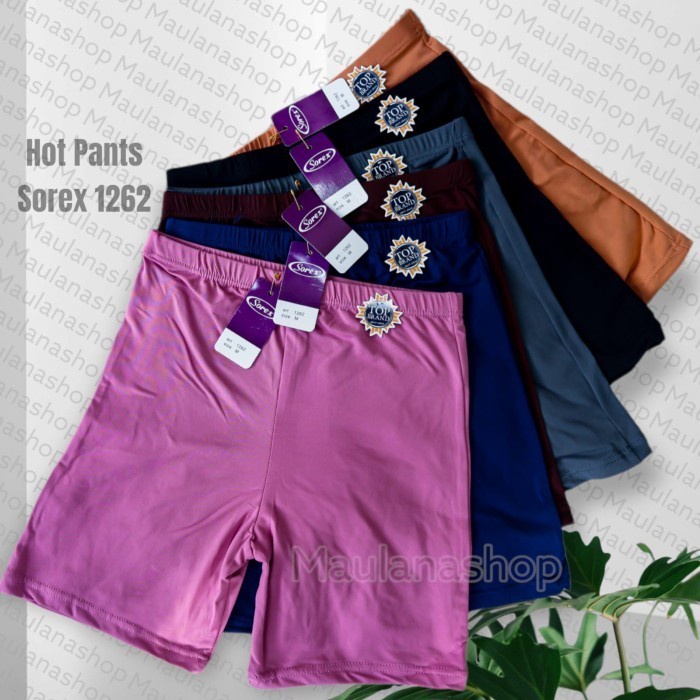 Hotpants wanita dewasa | Sorex 1262, 1261 Celana Short Sorex lusinan - 1261, 12pcs-M