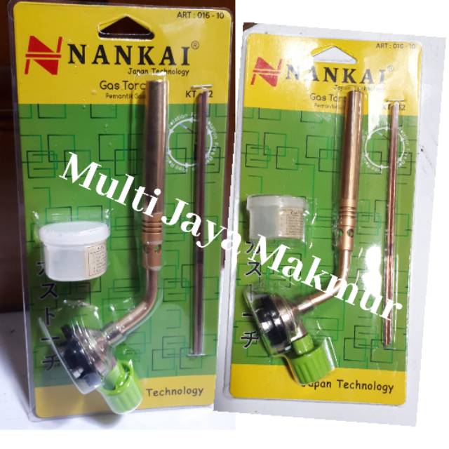 NANKAI GAS TORCH ALAT KEPALA LAS KOREK TABUNG TEMBAGA GAS KT-12