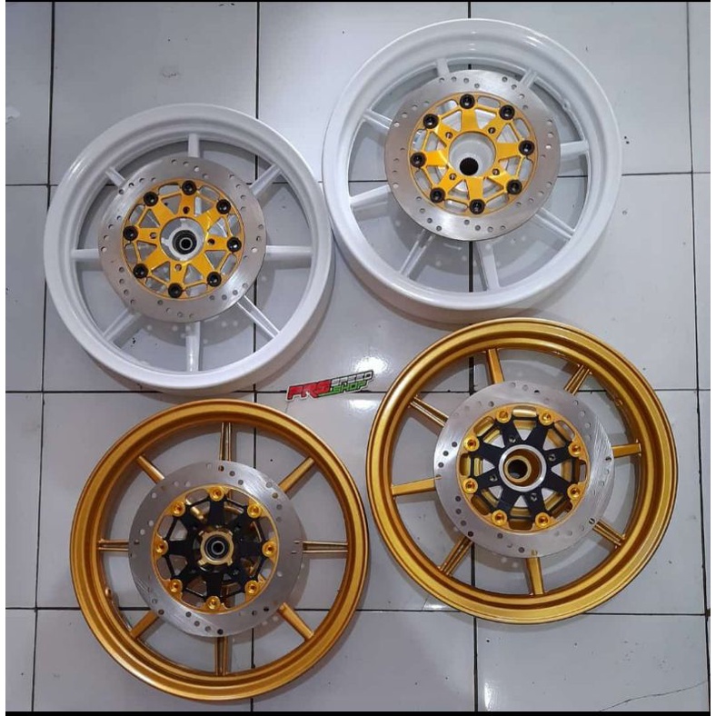 velk velg palek palek vrossi dan VOX copy RCB SP811 PCX 150 PCX150 set piringan cakram depan belakan