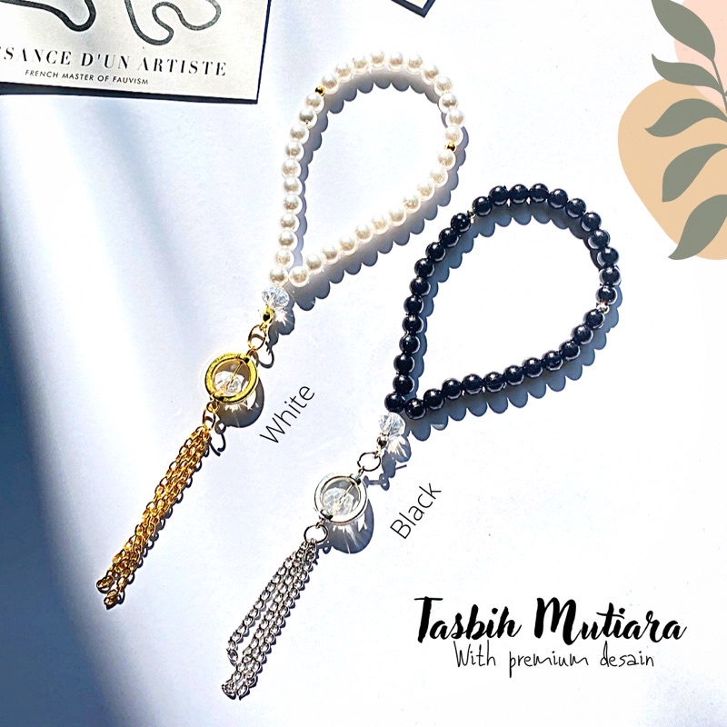 (TASBIH ZOYA) Tasbih Mutiara 33 / souvenir tasbih mutiara cantik