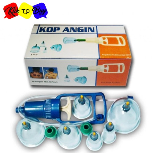 Kop Angin - Alat Bekam Kop Angin Ampuh isi 6pcs