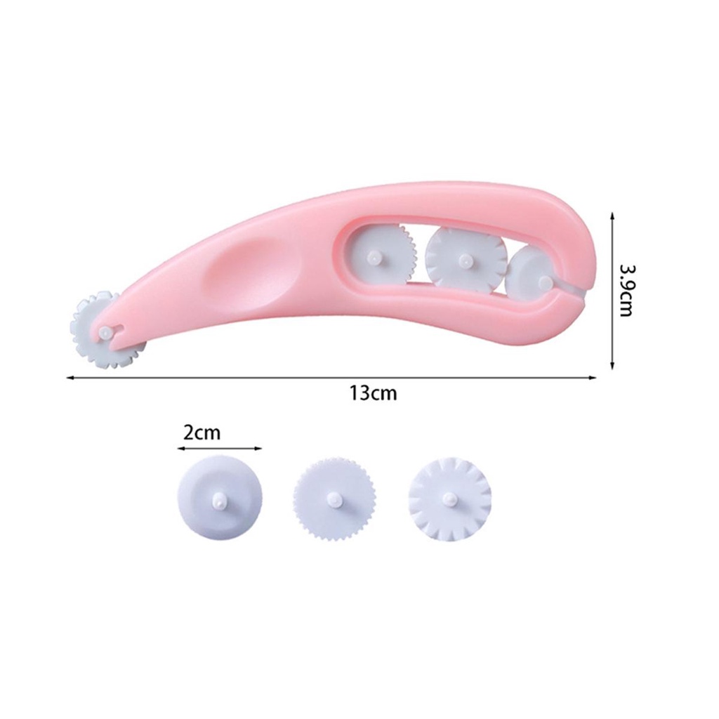 [Elegan] Fondant Cutter Sugarcraft Alat Dekorasi Kue 4roda Jahitan Cetakan Kue Kering