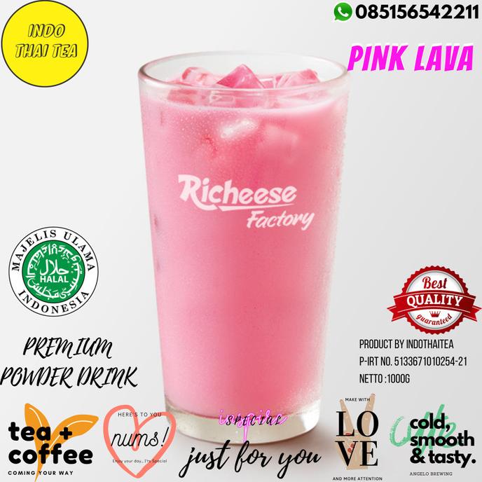 

[COD] Premium Powder Pink lava Bubuk 1kg / Bubuk Pink Lava Richeese 1000gram [COD]