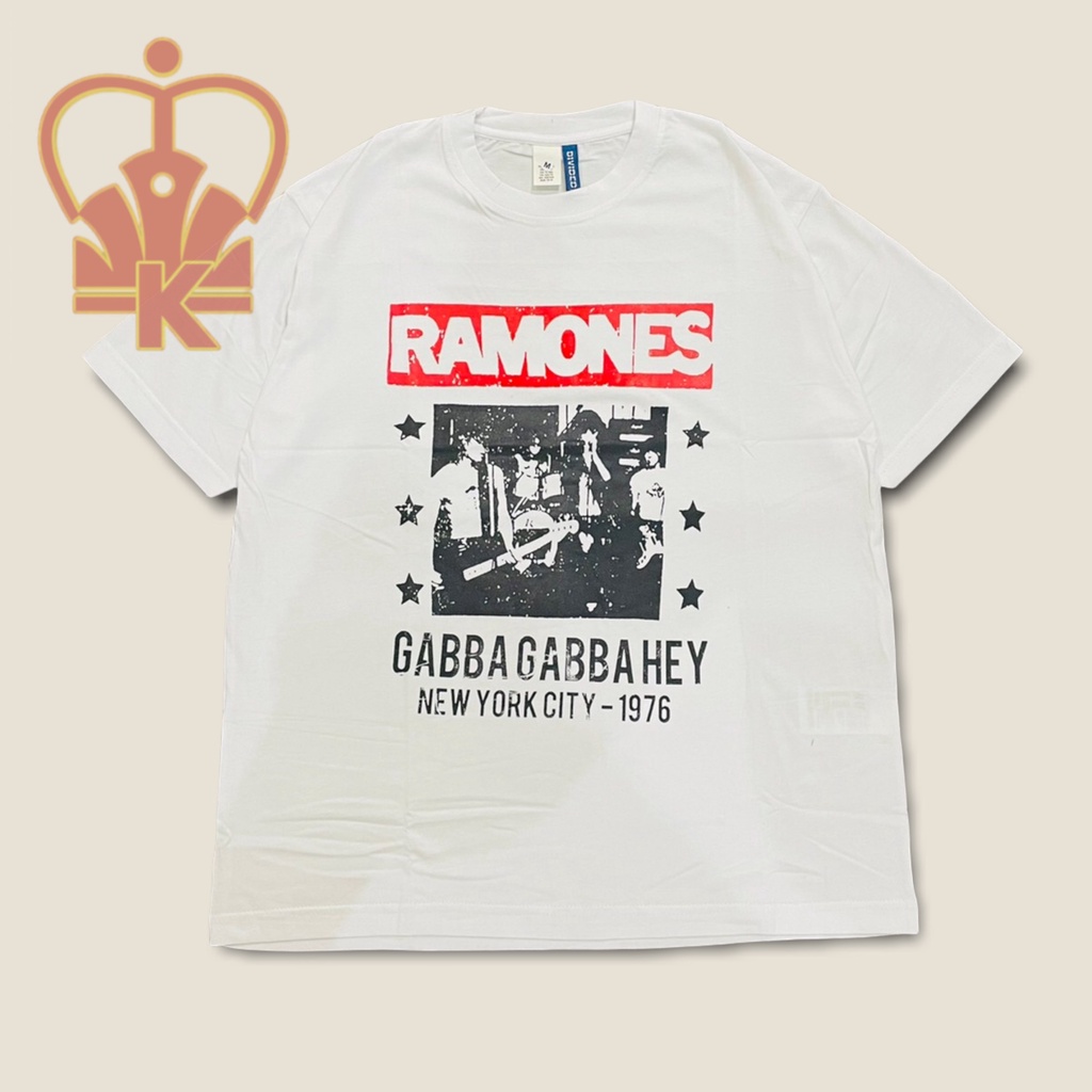 Atasan Kaos Vintage Hnm H&M Ramones