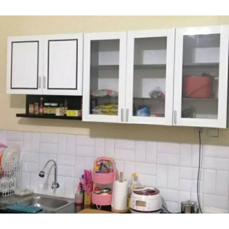 kitchen set atas dapur 5 pintu sucitra