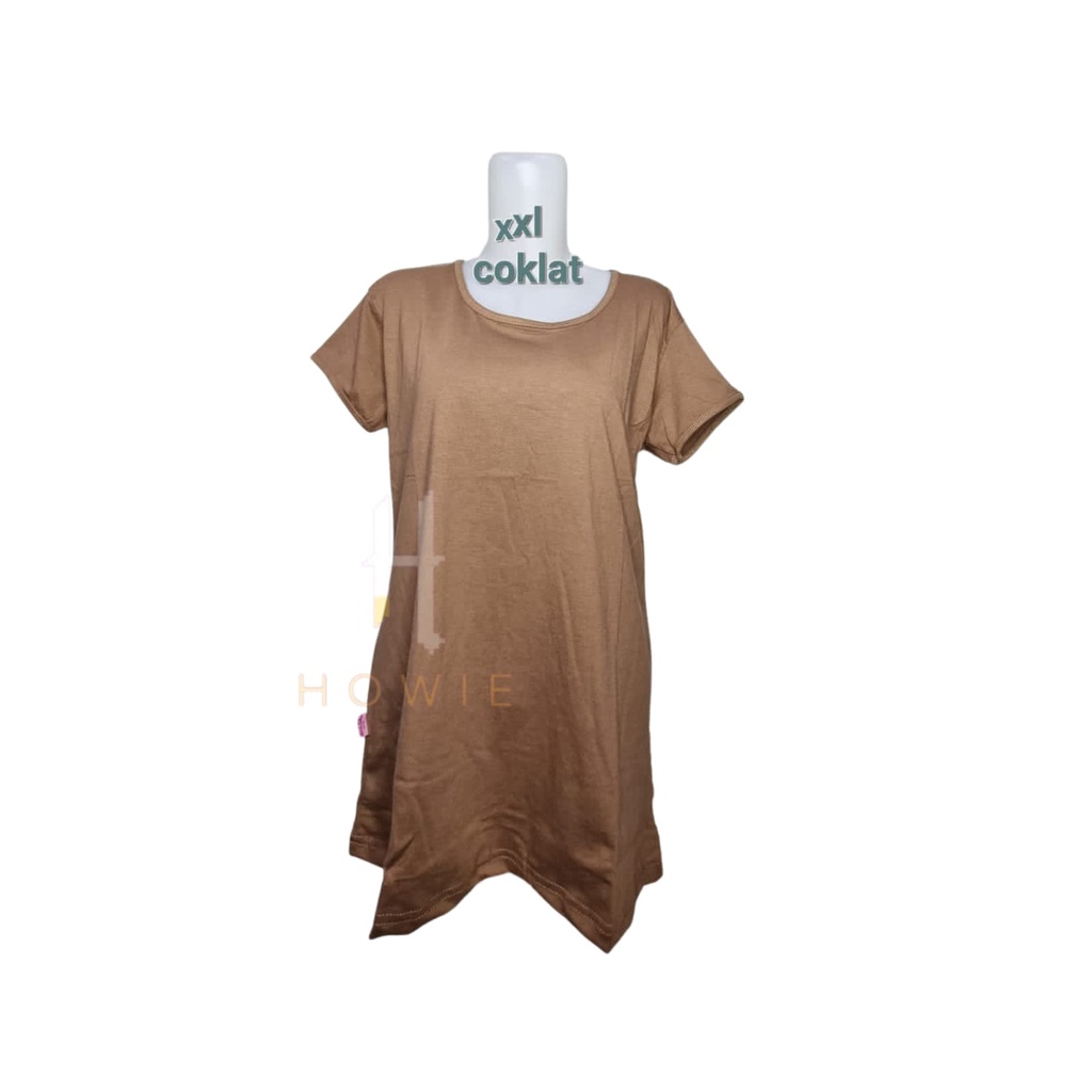 KAOS POLOS CEWEK FASHION WANITA BIG SIZE - SIZE XXL