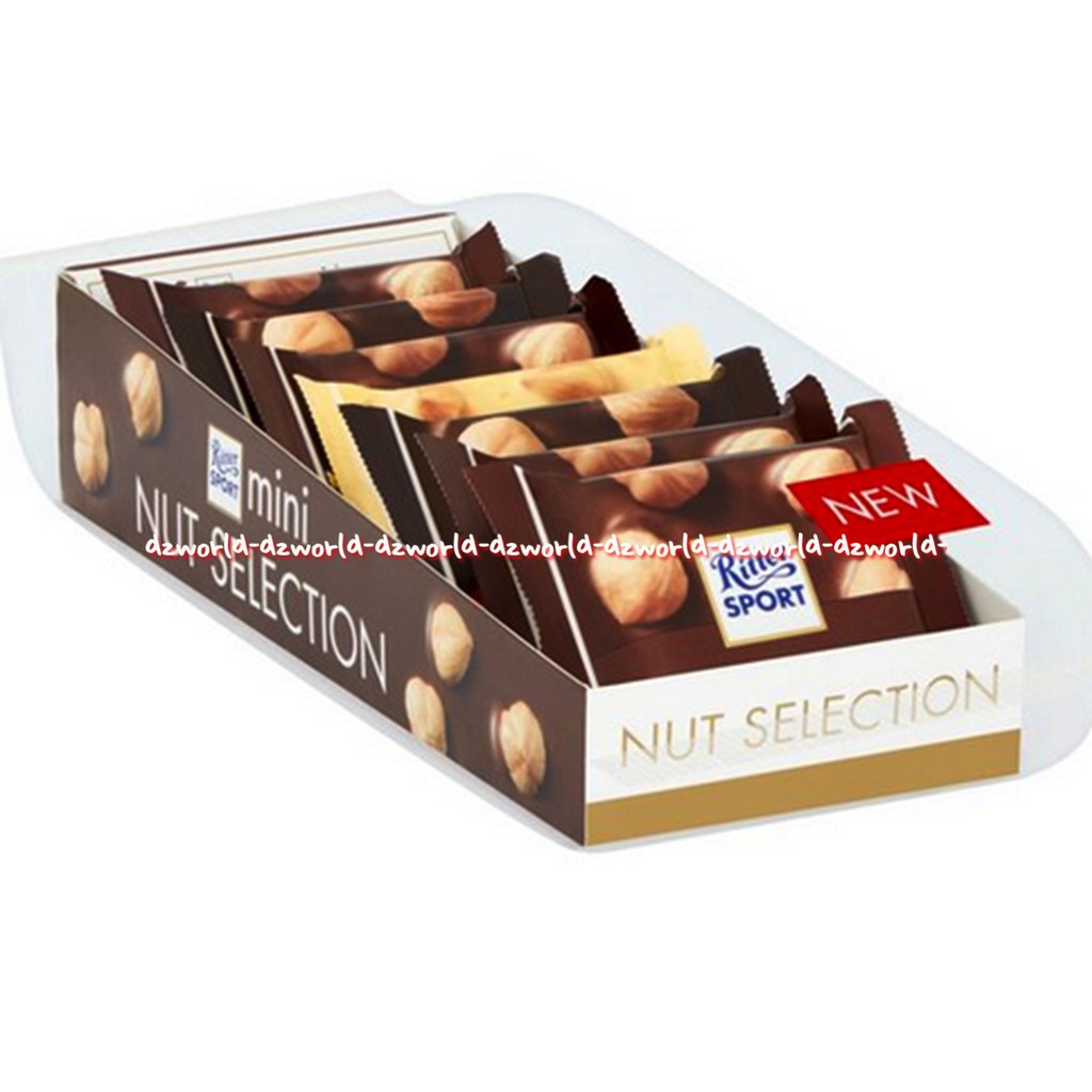 Ritter Sport Mini Chocolate Mix Nut Selection Anaka Coklat dengan Kazang Hazel Cokelat Susu Mini Aneka Rasa Mix Campur Rittersport Riter Sport