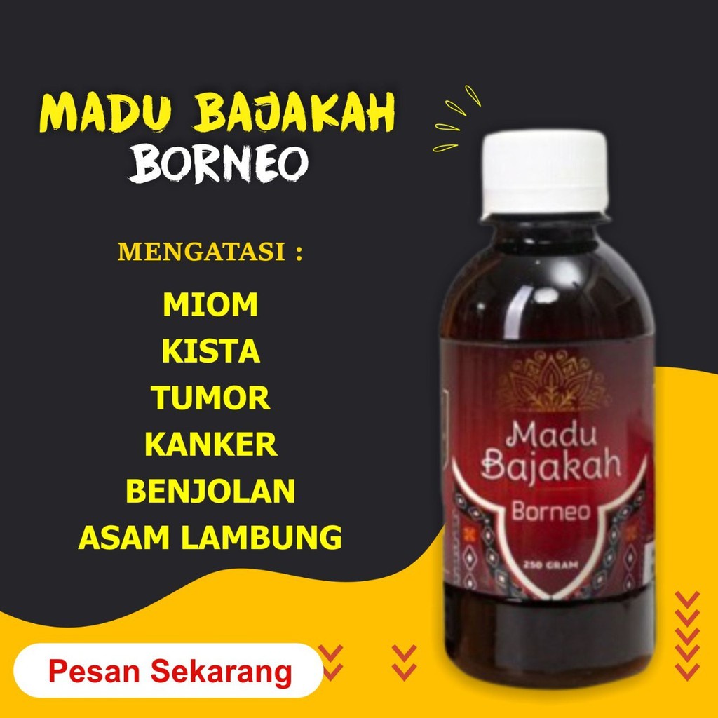 Madu Bajakah Borneo Asli 280 gram - Ampuh Atasi Stroke, Tumor, Kelenjar Getah Bening, Benjolan