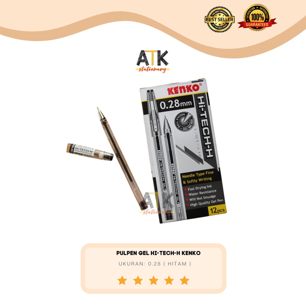 

Pulpen Gel Hi-Tec-H Kenko Hitec atk