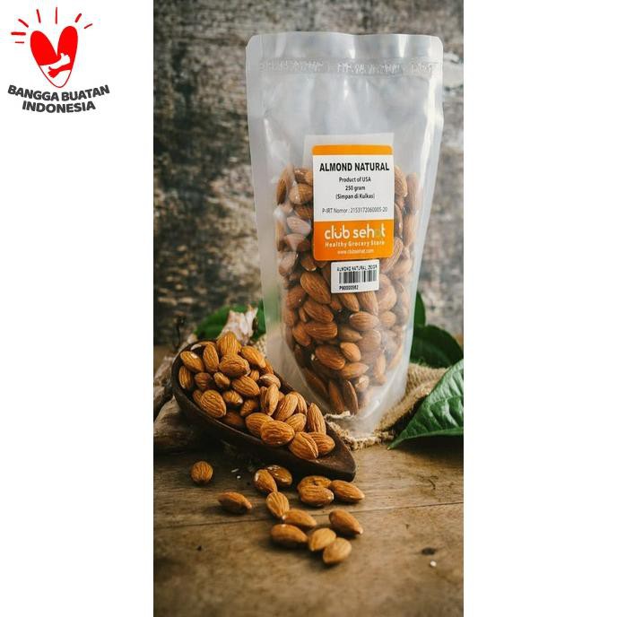 

Almond Whole Natural, 500gr NEW Kode 1073