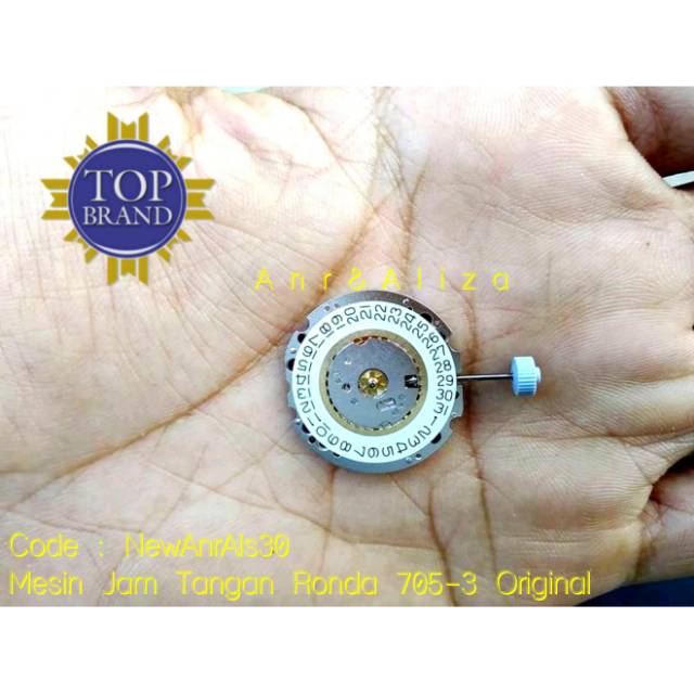 Mesin Jam Tangan Ronda 705-3 Original