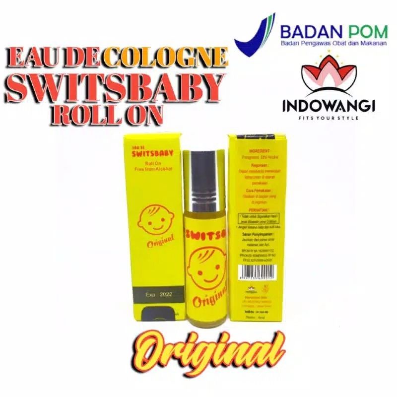 Parfum Switsbaby Roll On 6ml original Switsbay parfum bedak bayi