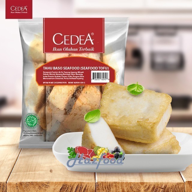 

Cedea Seafood Tofu 500 Gram Frozen I Shabu Tofu Olahan Ikan