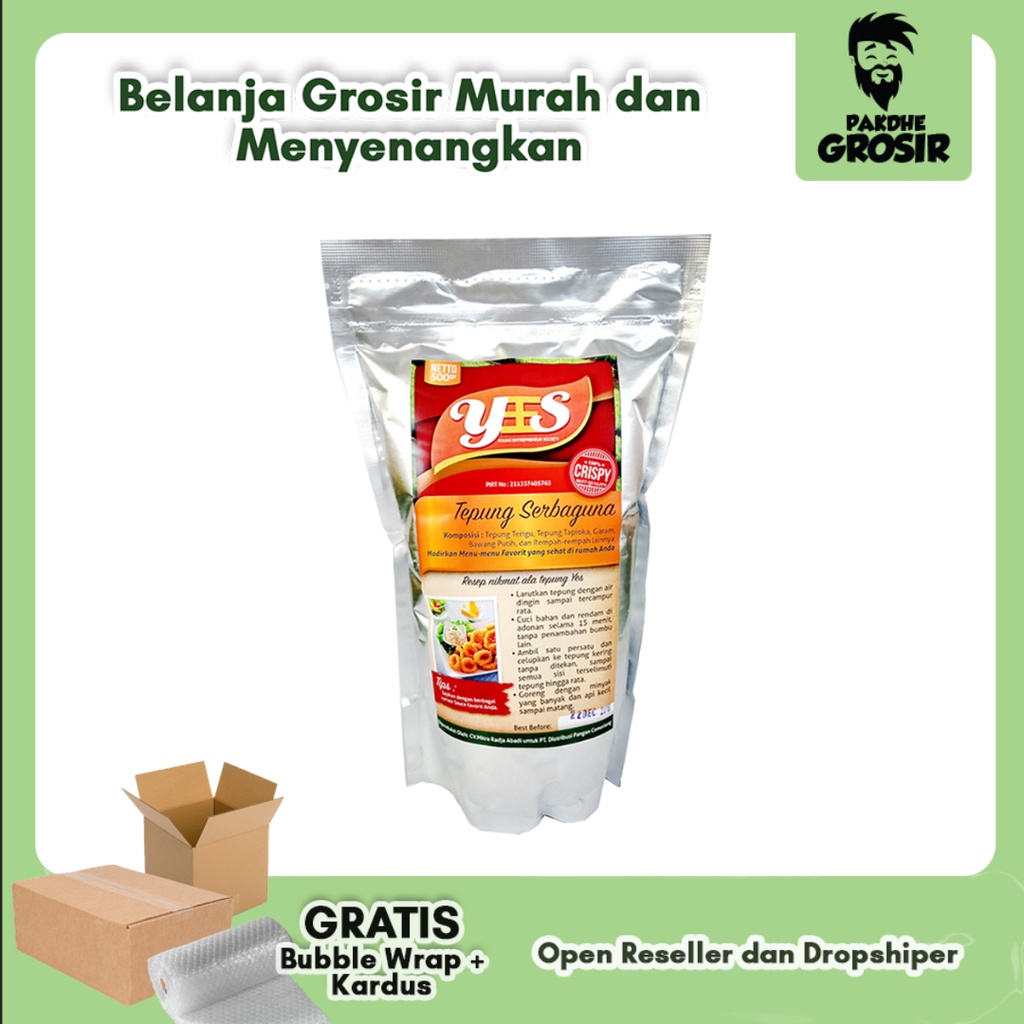 

Tepung YES 500 gram / Tepung Bumbu Serbaguna