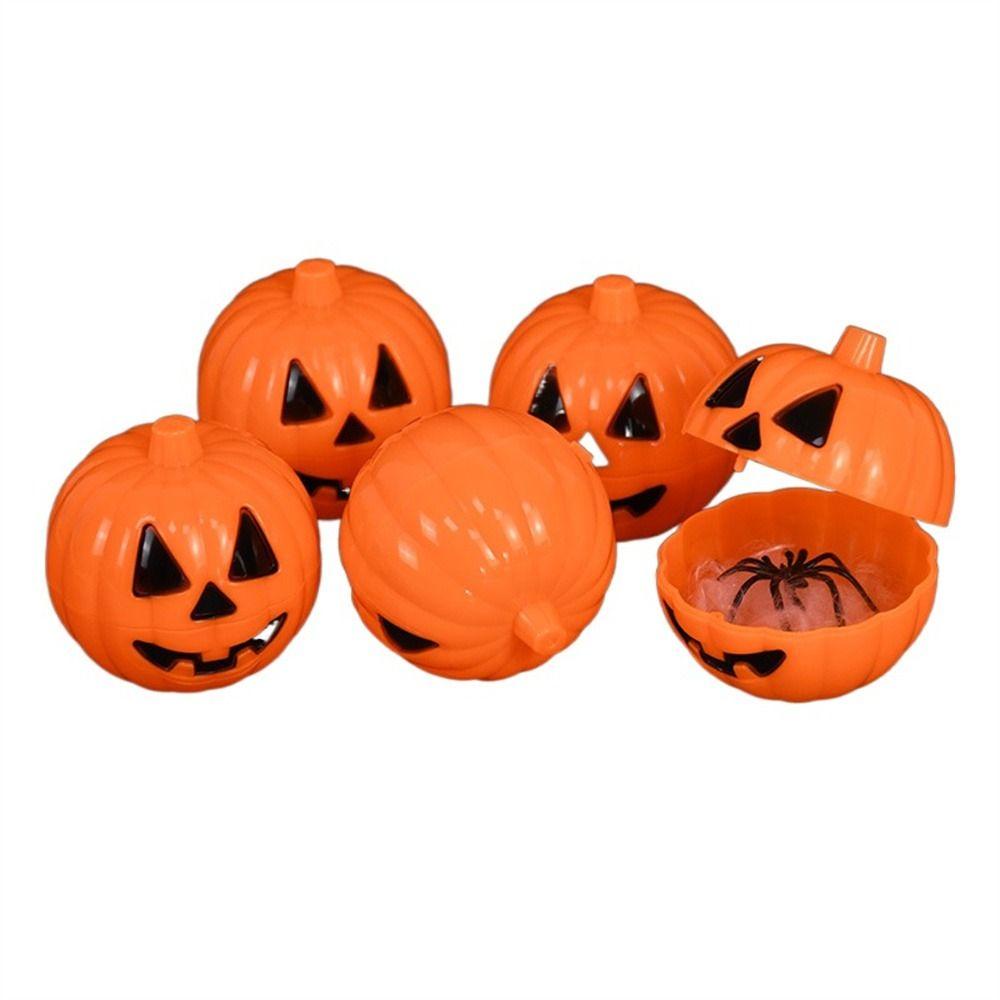 Lanfy Labu Kotak Permen Halloween Dekorasi 3/6 Pcs Untuk Pesta Halloween Hadiah Mini Makanan Ringan Pemegang Dekorasi Perlengkapan Perlengkapan Pesta Halloween Mainan