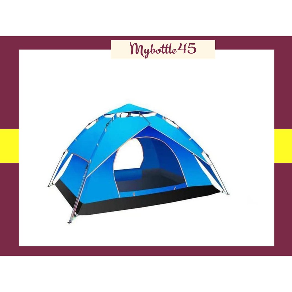 Tenda Camping Tenda Kemah Speeds 2-3 Orang Lipat Portable 210x140 003 - Hijau