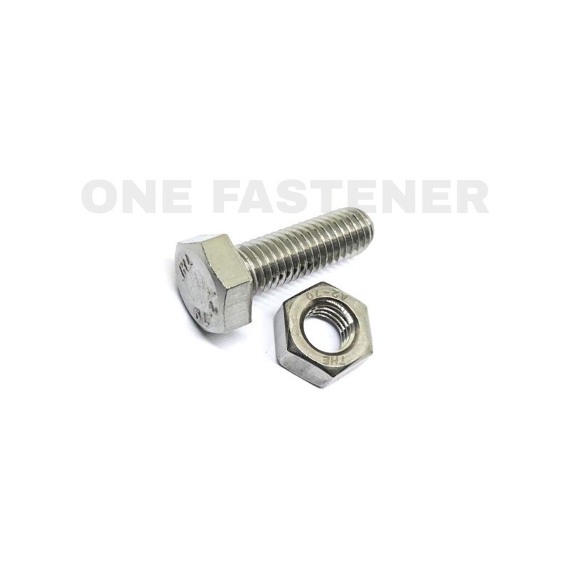 Baut Mur M8x25 Stainless Steel Anti Karat Bolt Sus 304 Baut 13