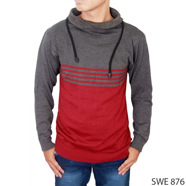 Harajuku Sweater Rajut Merah – SWE 876