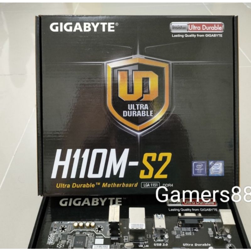 Motherboard Gigabyte H110M-S2 Mainboard Mobo LGA 1151