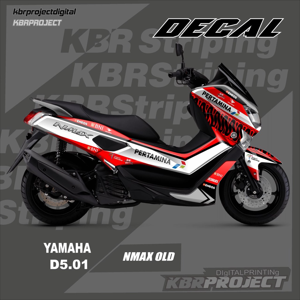 [COD] Stiker NMAX 2020 DECAL striping NMAX 2020  motor YAMAHA motor sticker variasi Racing 02