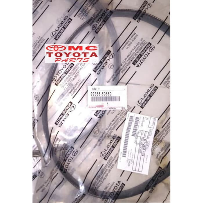 Tali Kipas (Fan Van V Belt) Corolla Twincam Kijang Efi 99365-50860