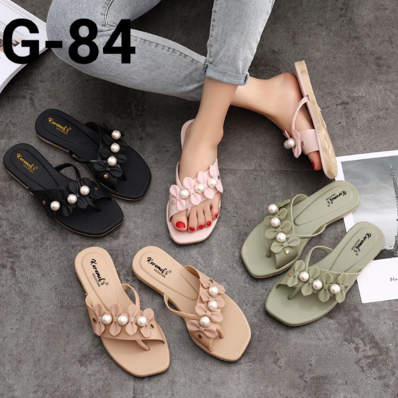 SANDAL TEPLEK WANITA MUTIARA G84