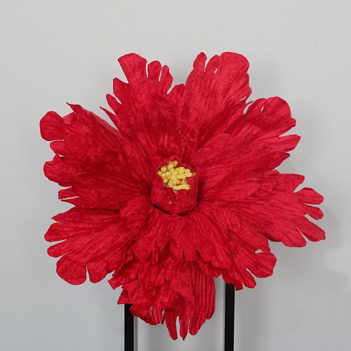 WANFlower Bunga Spon Peony D30Cm * MERAH