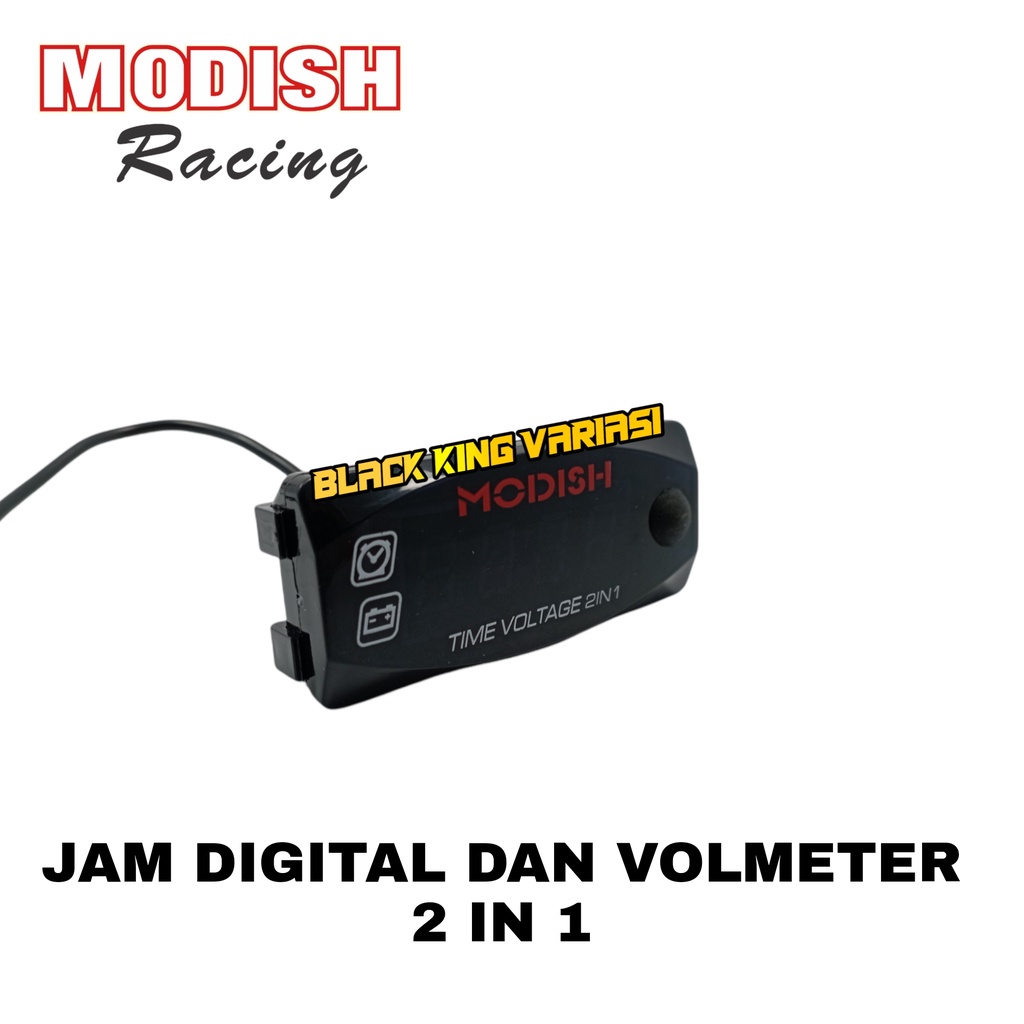 Jam Digital Dan Volmeter 2 in 1 Waterproff 12 NMAX.PCX.MIO.VARIO DLL