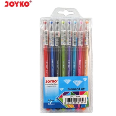 

Joyko Gel Pen GPC-309S Diamond Art (8 warna)
