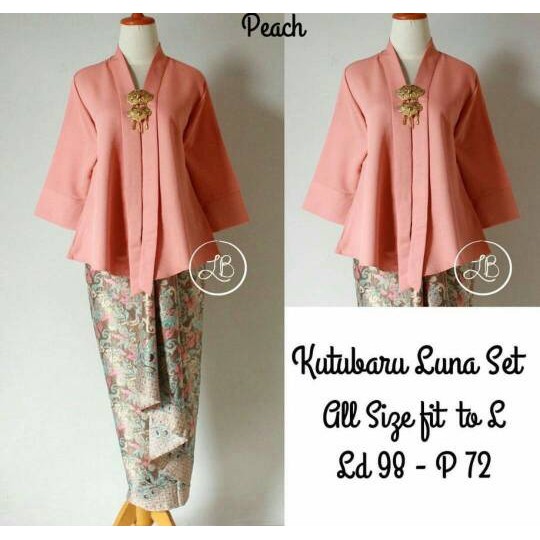 EXCLUSIVE Stelan Kebaya Sixly Batik atasan blouse dan rok lilit TERBARU